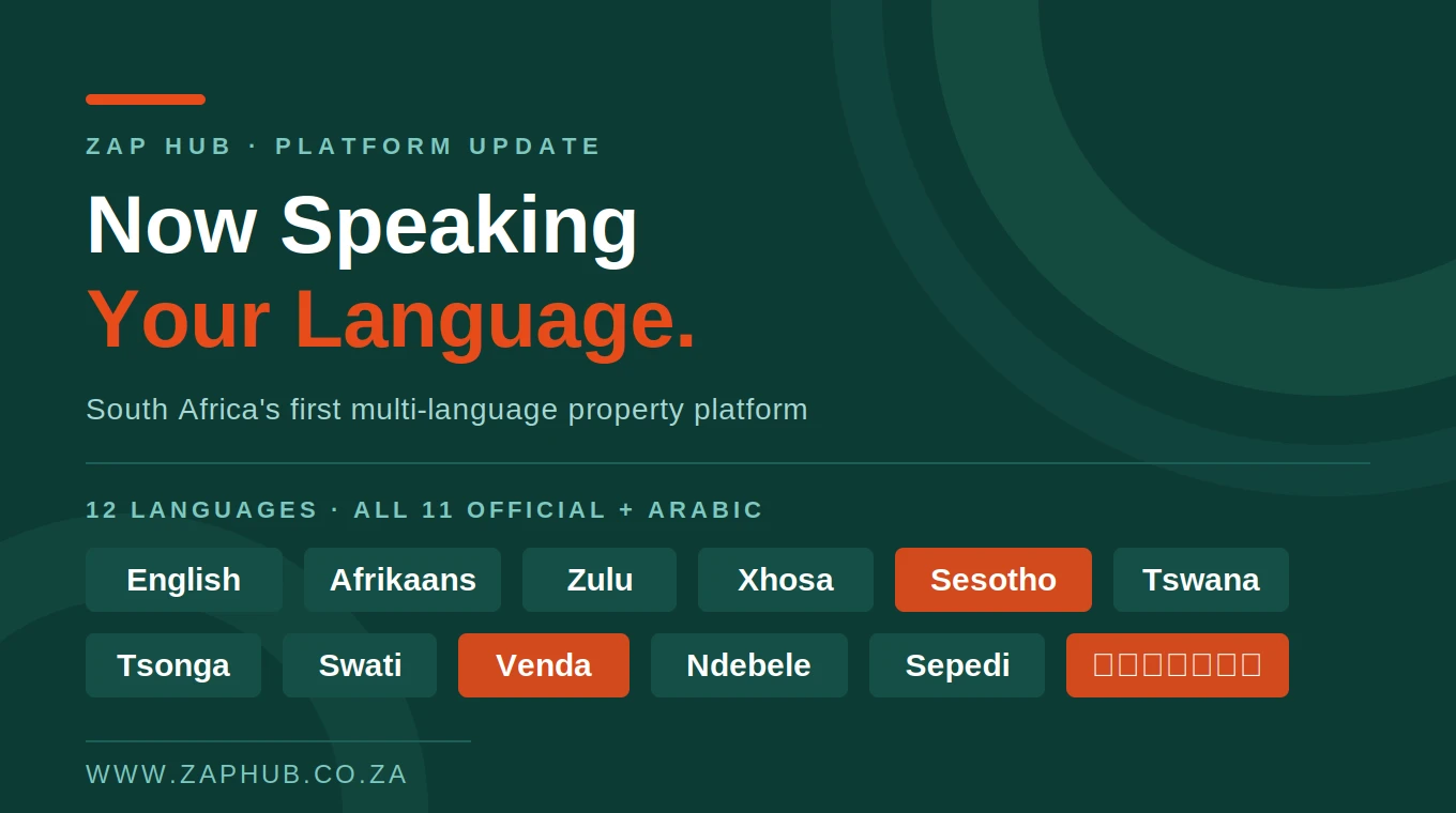 Now You Can Search for Property in Your Own Language — ZAP HUB Launches Multi-Language Support