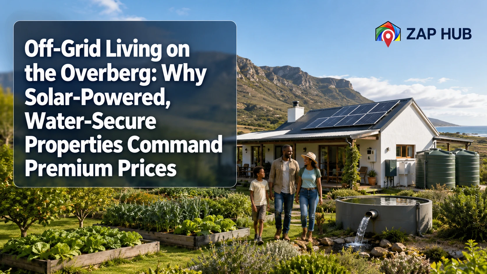 Off-Grid Living on the Overberg: Why Solar-Powered, Water-Secure Properties Command Premium Prices
