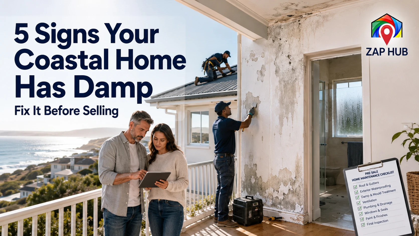 5 Signs Your Coastal Home Has Damp — And How to Fix It Before Selling